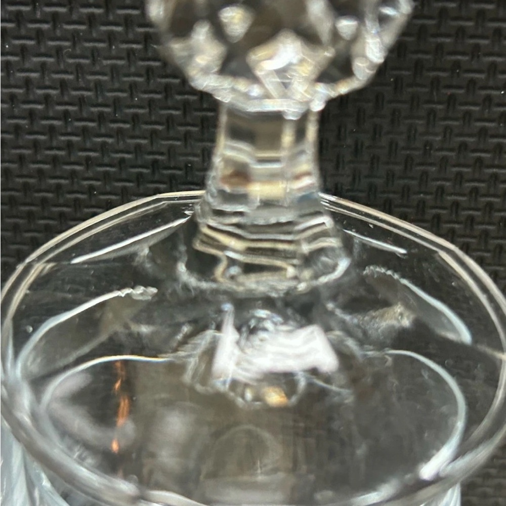 Bohemia Claudia Cut Crystal Liqueur 4.25” Cordial Glasses 6 NIB Old Stock - Picture 5 of 5